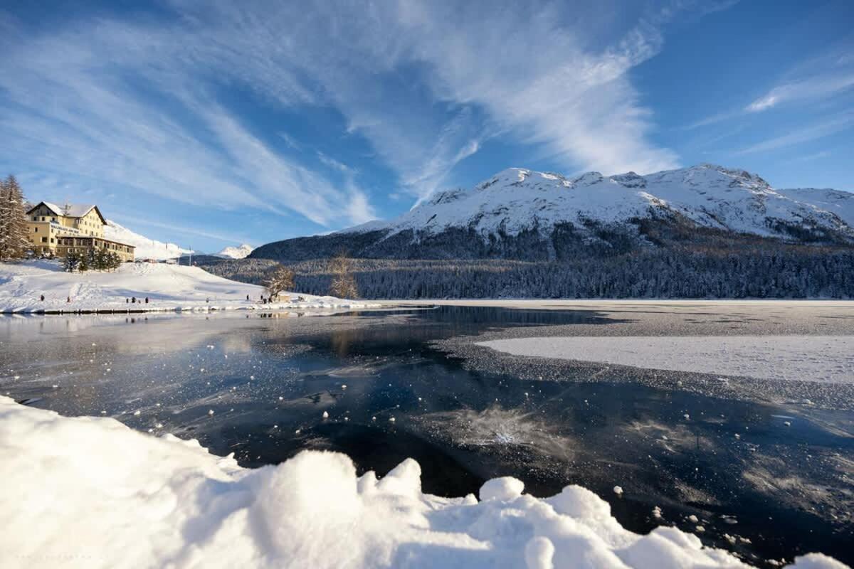 Charming Apartment In St Moritz المظهر الخارجي الصورة